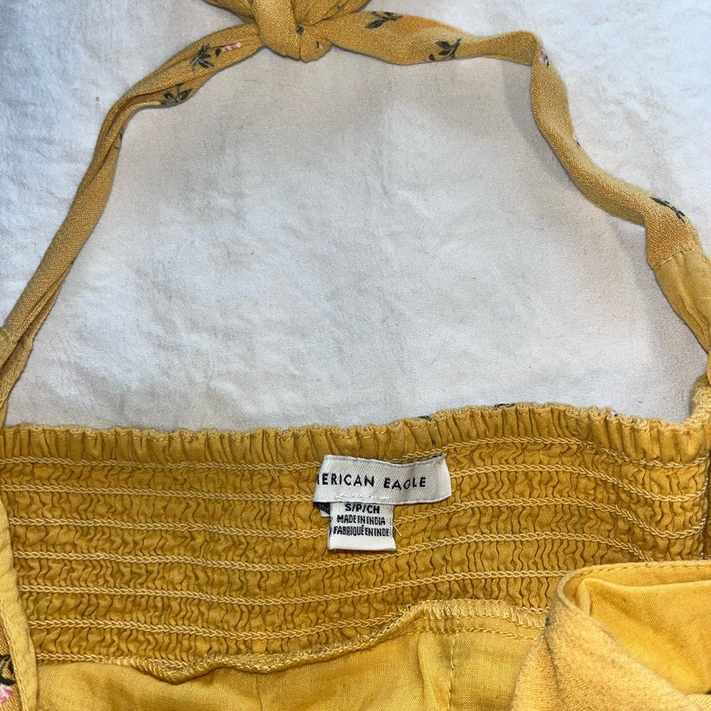 American Eagle Patterned Halter Top - image 3